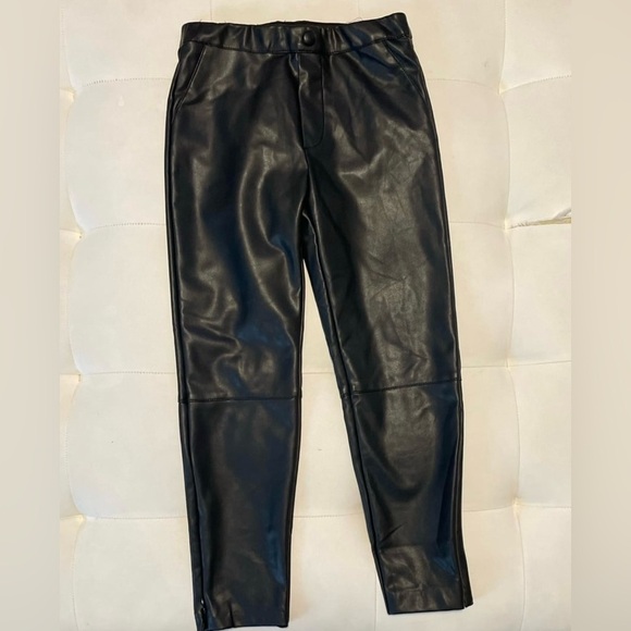 Zara Girls Leather pants size 9 - Picture 1 of 7